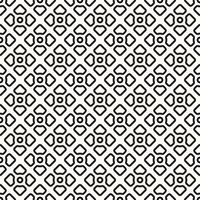 motif monochrome sans couture géométrique de vecteur