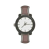 illustration vectorielle d'une montre-bracelet. accessoires pour hommes vecteur
