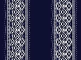 conception de motifs ethniques géométriques traditionnels, une texture utilisée pour la jupe, le tapis, le papier peint, les vêtements, l'emballage, le batik, le tissu, les vêtements, la mode, la chemise et l'illustration vectorielle vecteur