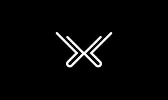 lettre x logo design fichier vectoriel gratuit