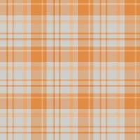 motif sans couture dans des couleurs gris clair et orange étonnantes pour plaid, tissu, textile, vêtements, nappe et autres choses. image vectorielle. vecteur