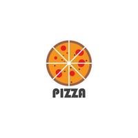 pizza icône extincteur icône vectorillustration création de logo vecteur