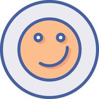 icône de vecteur de sourire qui convient au travail commercial et la modifie ou la modifie facilement