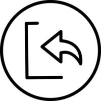 icône de vecteur de flèche gauche qui convient aux travaux commerciaux et la modifie ou la modifie facilement