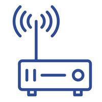 icône de vecteur de routeur qui peut facilement modifier ou éditer