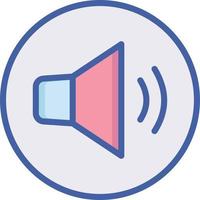 icône de vecteur de haut-parleur qui convient au travail commercial et le modifie ou le modifie facilement