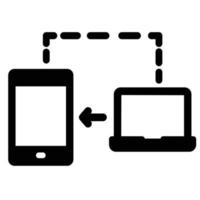 icône de vecteur de connectivité qui peut facilement modifier ou éditer