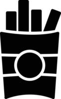 icône de glyphe de collations vecteur