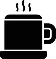 icône de glyphe de thé vecteur