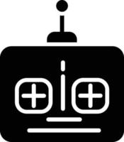 icône de glyphe de télécommande vecteur
