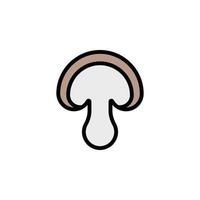 vecteur de champignon pour la présentation de l'icône du symbole du site Web