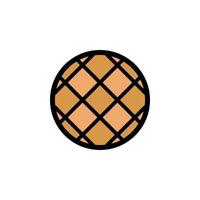 vecteur de gaufre pour la présentation de l'icône du symbole du site Web