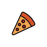 vecteur de pizza pour la présentation de l'icône du symbole du site Web