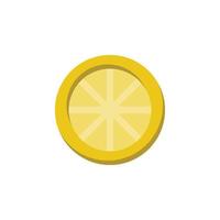 vecteur de citron pour la présentation de l'icône du symbole du site Web