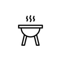 vecteur de grill pour la présentation de l'icône du symbole du site Web