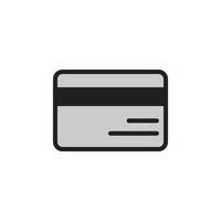icône de carte de crédit eps 10 vecteur