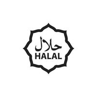 icône halal eps 10 vecteur