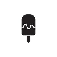 crème glacée, icône de cône de glace eps 10 vecteur