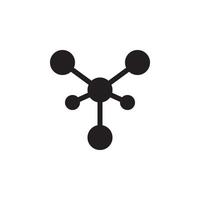 icône de molécule eps 10 vecteur