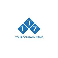 création de logo de lettre ltz sur fond blanc. concept de logo de lettre initiales créatives ltz. conception de lettre ltz. vecteur