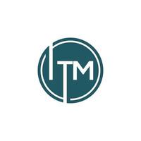 création de logo de lettre itm sur fond blanc. itm creative initiales lettre logo concept. conception de lettre itm. création de logo de lettre itm sur fond blanc. je vecteur