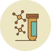 chimie rempli rétro vecteur