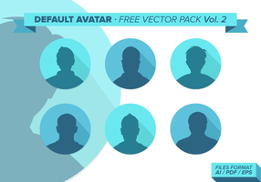 Default avatar free vector pack vol. 2