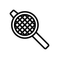 illustration vectorielle de l'icône de la passoire de cuisine vecteur