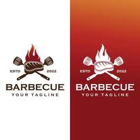 vecteur de logo de barbecue