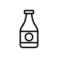 vecteur d'icône d'huile. illustration de symbole de contour isolé