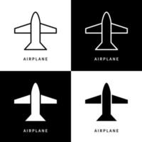 icône du mode avion. voler, voyage, logo, vecteur, illustration vecteur