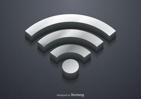 Vecteur de symbole WiFi 3D gratuit