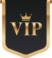 badge de qualité vip ou étiquette d'élément vecteur