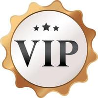 badge de qualité vip ou étiquette d'élément vecteur