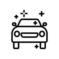 illustration vectorielle de l'icône du nettoyeur haute pression de voiture vecteur