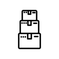 l'illustration vectorielle de l'icône du paquet de pile vecteur