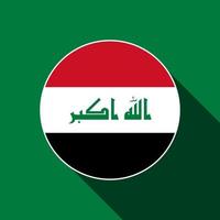 pays irak. drapeau irakien. illustration vectorielle. vecteur