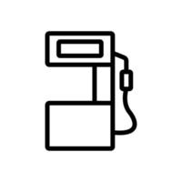 illustration vectorielle de l'icône du système de contrôle du distributeur de carburant vecteur