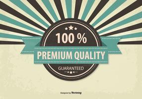 Retro Promotion Premium Premium Illustration