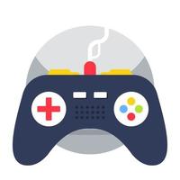 icône du design moderne de la manette de jeu vecteur