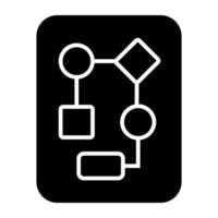 une icône de conception modifiable d'algorithme vecteur