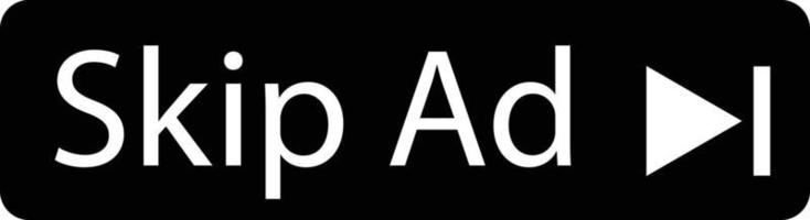 sauter l'icône de publicité publicitaire sur fond blanc. style plat. sauter le bouton publicitaire pour la conception, le logo, l'application, l'interface utilisateur de votre site Web. sauter le symbole des annonces. sauter le panneau publicitaire. vecteur