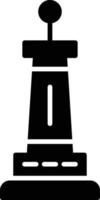 icône de glyphe de monument vecteur