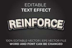 renforcer l'effet de texte, facile à modifier vecteur
