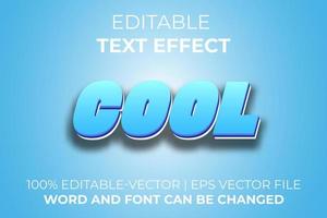 effet de texte cool, facile à modifier vecteur