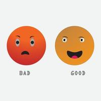 satisfaction des commentaires des clients emojis niveau de notation illustration vectorielle vecteur
