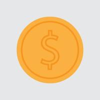 illustration vectorielle de pièce d'argent riche portefeuille économiser de l'argent design vecteur