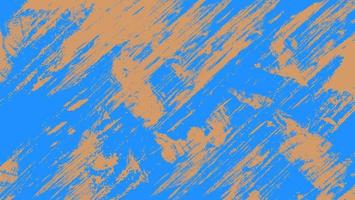 abstrait texture rugueuse fond de peinture bleu orange vecteur