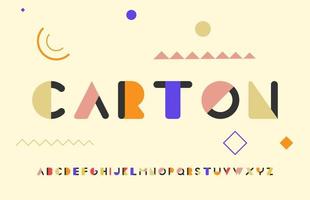 création de logo de lettre majuscule de l'alphabet de calligraphie de dessin animé élégant minimal coloré moderne vecteur