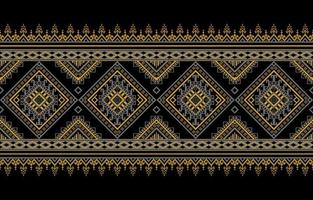 motif oriental ethnique géométrique design traditionnel pour le fond, le tapis, le papier peint, les vêtements, l'emballage, le batic, le tissu, le style vectoriel illustraion.embroidery.